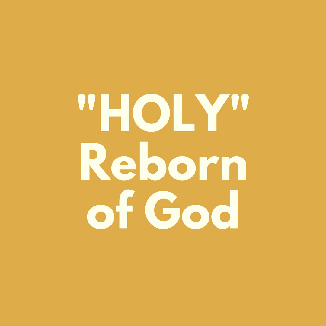 “Holy” Reborn of God